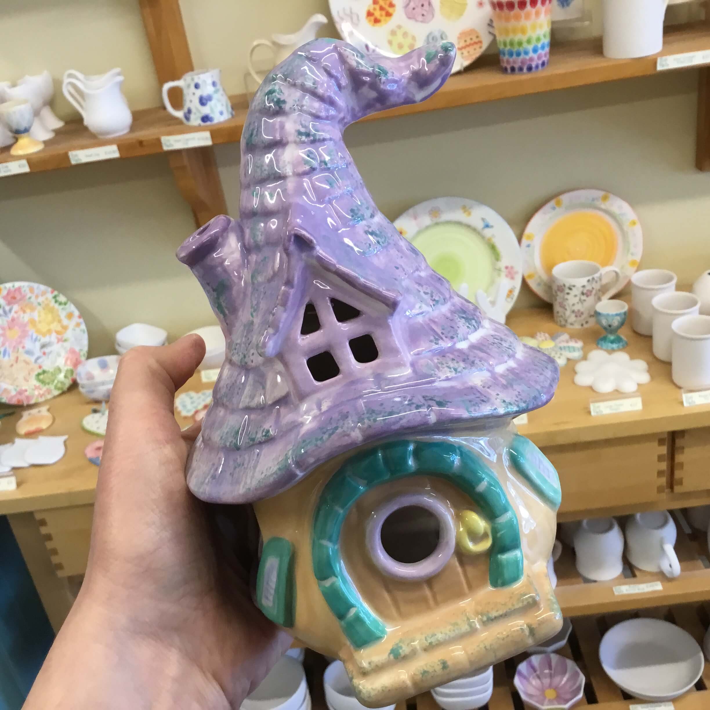 Gnome Home Lantern (16.5cm H x 12.7cm)