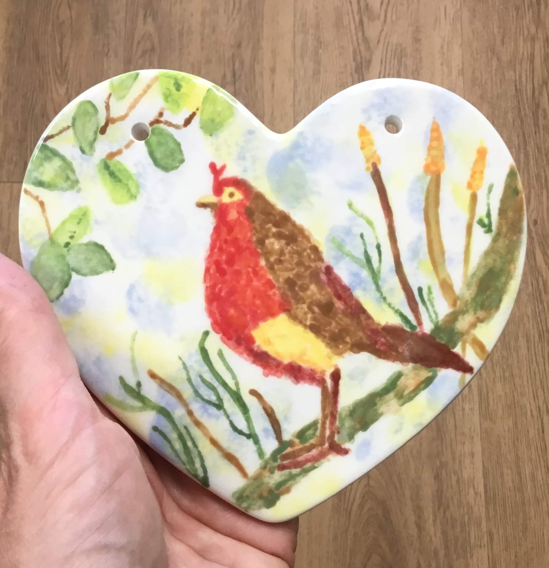 Hanging Heart 12.7 cm high