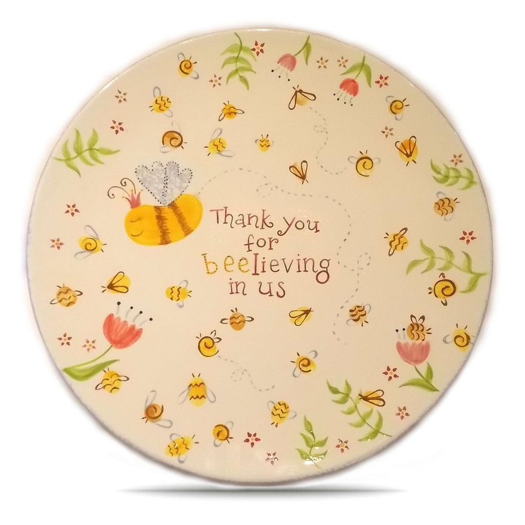 Teachers Commission - Bee Platter 30cm