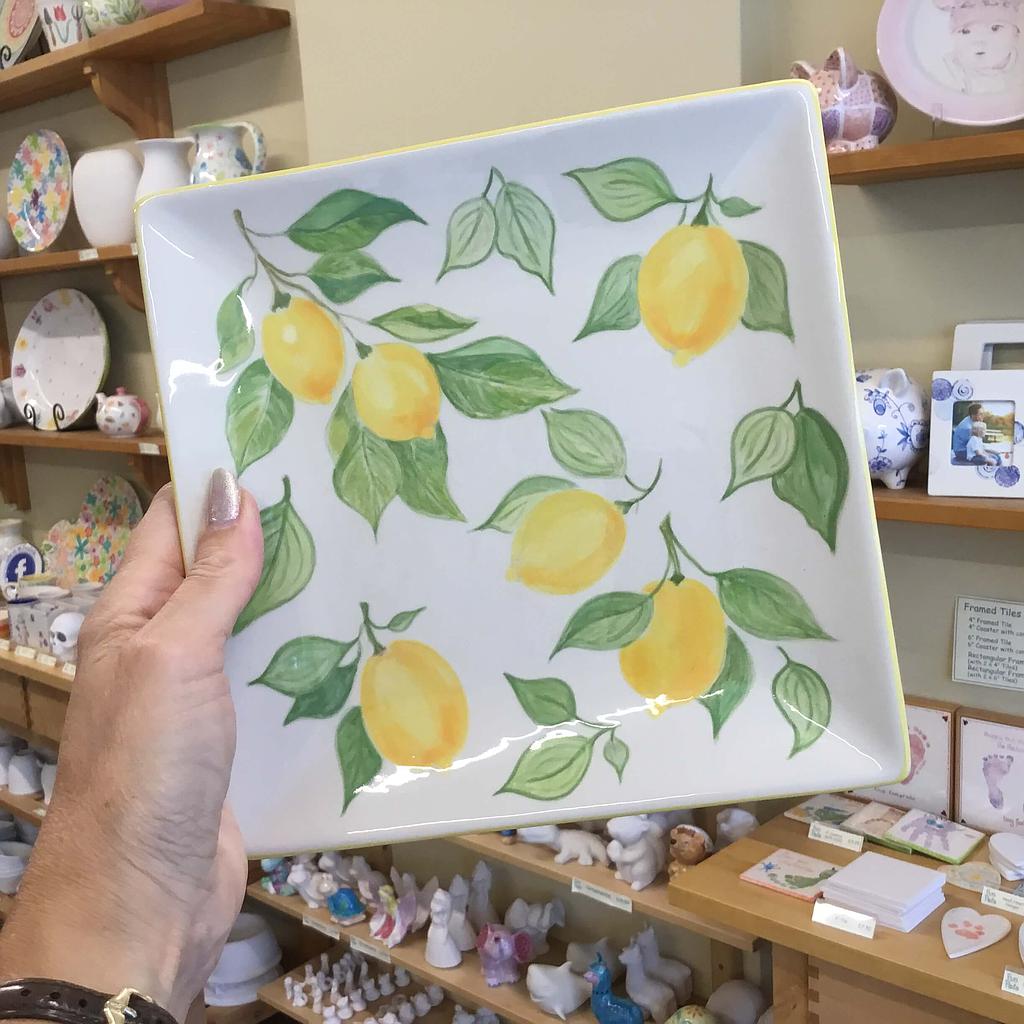 Square Coupe Salad Plate (20cm)