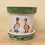 Small Flower Pot (10.2cm H) & Base