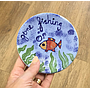 Coupe Dessert Plate - fish